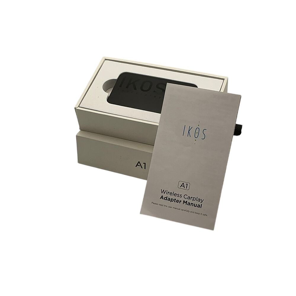 Ikos A1 Wireless Carplay Adapter Convert Wired To Wireless For iPhone, CarPlay